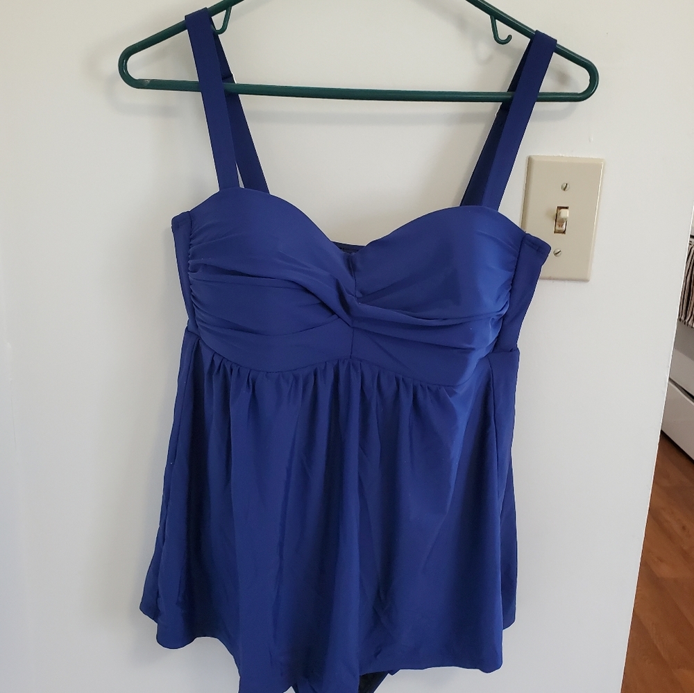 Athena 1 piece bathing suit, blue 🩱 SZ 10